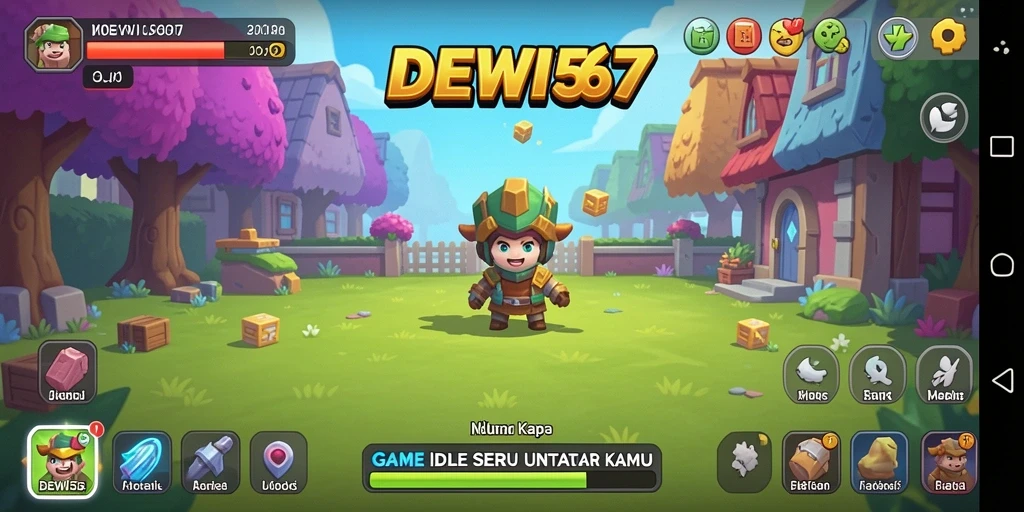 Tampilan gameplay menarik dari DEWI567 yang santai.