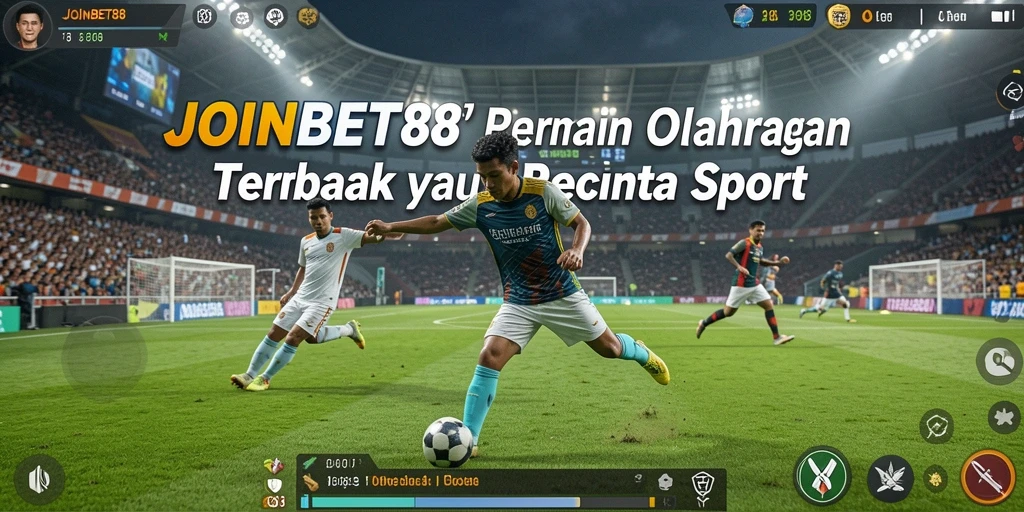 Tampilan gameplay menarik dari JOINBET88 menunjukkan keseruan olahraga.