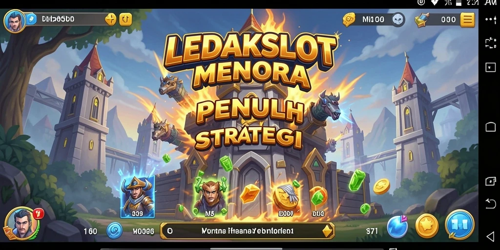 Gameplay menarik di LEDAKSLOT dengan strategi Tower Defense.