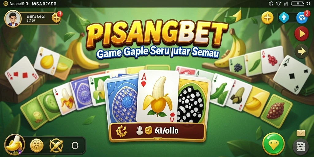 Screenshot gameplay Gaple yang seru dalam PISANGBET.
