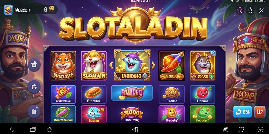 Screenshot utama SLOTALADIN menampilkan antarmuka intuitif dan gameplay yang menarik.